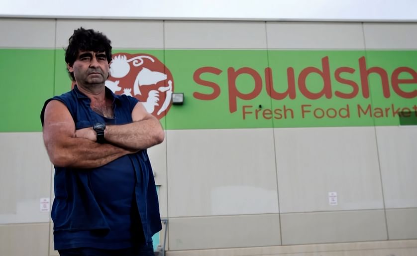 Tony Galati in front of one of his SpudShed Fresh Food Markets