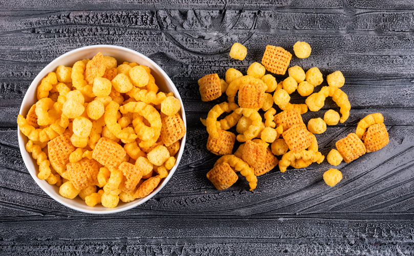 Popular Extruded Snacks Produced by Industrial Extrusion Popular Extruded Snacks Produced by Industrial Extrusion