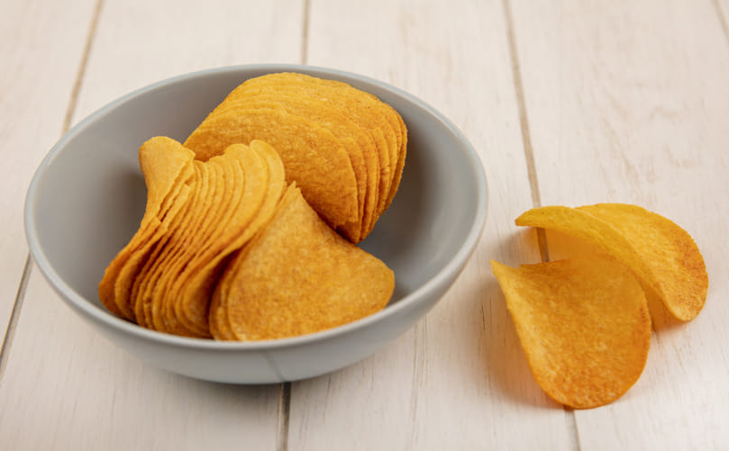 Engineered Crunch: The Sensory Signature of Stackable Chips