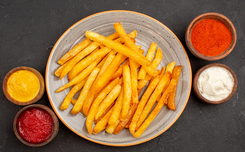 Golden Perfection: Crispy French Fries Fresh from the Fryer Golden Perfection: Crispy French Fries Fresh from the Fryer