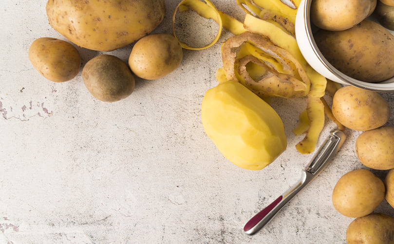 Peeled Potatoes top-view-pile-raw-potatoes-with-raw-2400.jpg