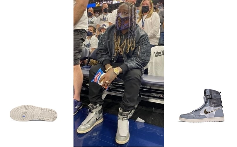 Brand partner and rapper T-Pain was seen courtside at Sunday's Utah Jazz playoff game rocking his pair of the super-exclusive and completely custom sneaker. Brand partner and rapper T-Pain was seen courtside at Sunday's Utah Jazz playoff game rocking his pair of the super-exclusive and completely custom sneaker.