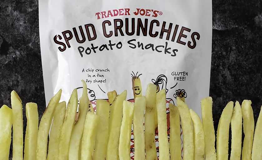 The new Trader Joe’s Spud Crunchies Potato Snacks deliver the joy of flat crispy, crunchy potato pieces in a spear-shaped, fry-like form