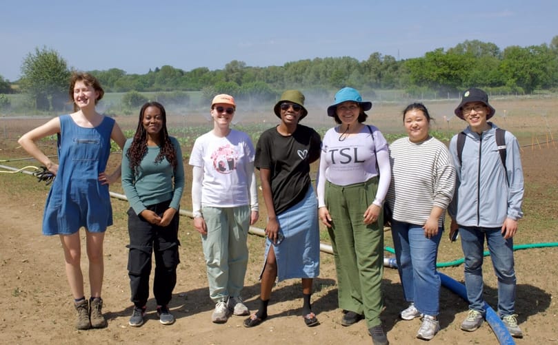 The amazing team of TSL staff and students who helped to plant disease resistant potato lines at our field trial earlier this year. Led by Dr. Agnieszka Witek (3rd from right) The amazing team of TSL staff and students who helped to plant disease resistant potato lines at our field trial earlier this year. Led by Dr. Agnieszka Witek (3rd from right)