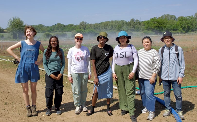 The amazing team of TSL staff and students who helped to plant disease resistant potato lines at our field trial earlier this year. Led by Dr. Agnieszka Witek (3rd from right) The amazing team of TSL staff and students who helped to plant disease resistant potato lines at our field trial earlier this year. Led by Dr. Agnieszka Witek (3rd from right)