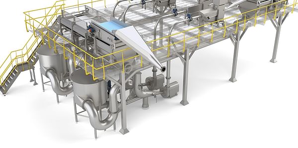 Complete Tummers Food Processing Solutions Hydrocutting system for potatoes