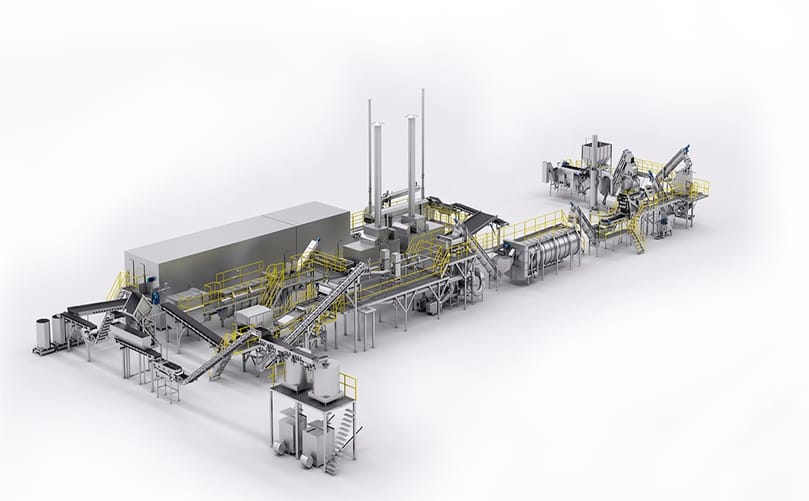 Turnkey French Fry and Potato Specialties Processing Line Turnkey French Fry and Potato Specialties Processing Line