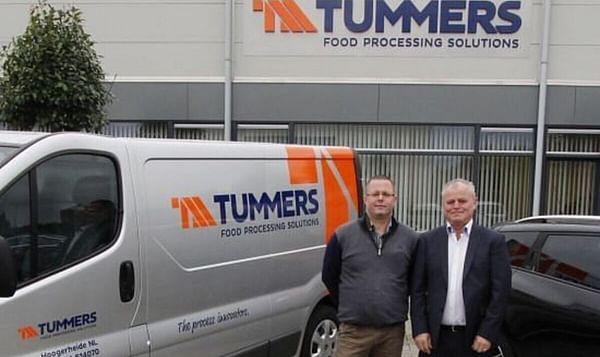 Erwin and Fons Tummers, proudly presenting their new branding