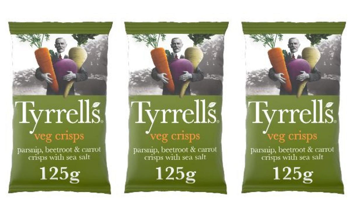 Tyrrell's Swanky Veg vegetable crisps Tyrrell's Swanky Veg vegetable crisps