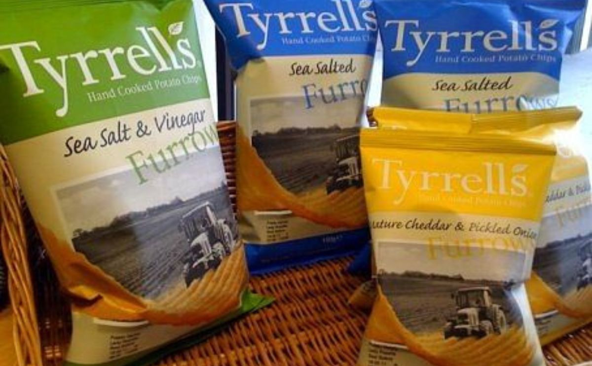 Tyrrells potato crisps Tyrrells potato crisps