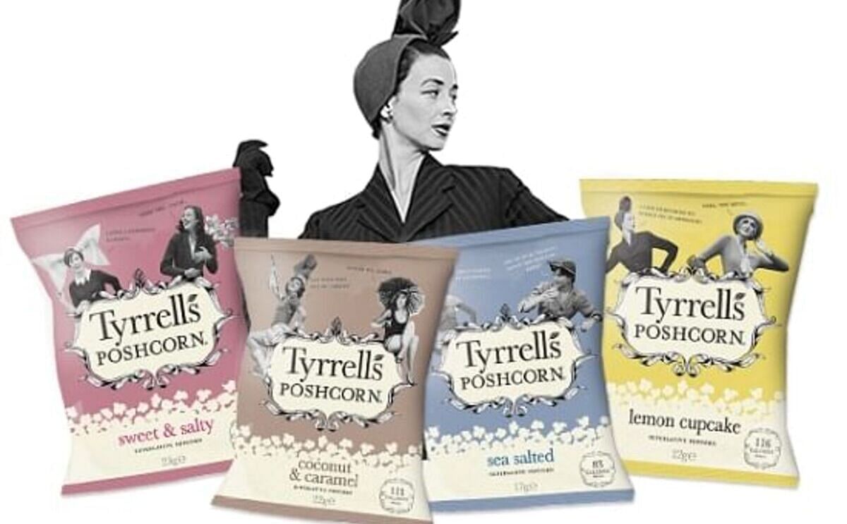 Tyrrells launches poshcorn popcorn range Tyrrells launches poshcorn popcorn range