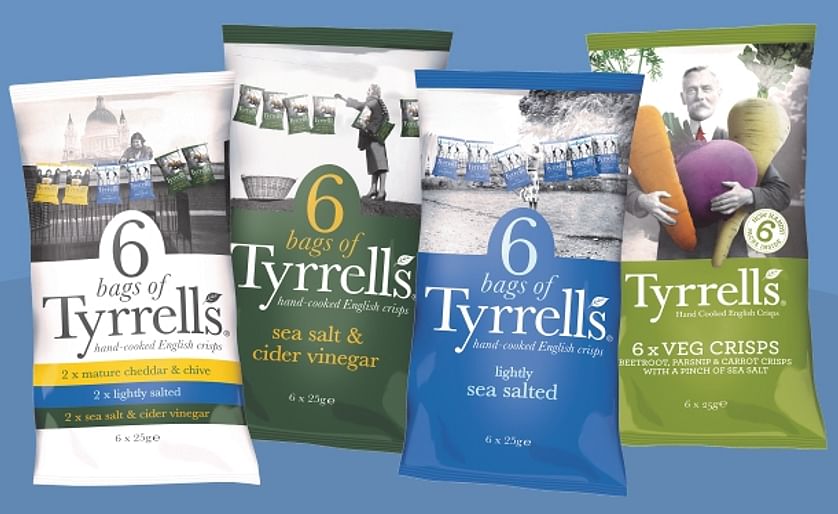 Tyrrell's redesigned and extended multipack crisp offering