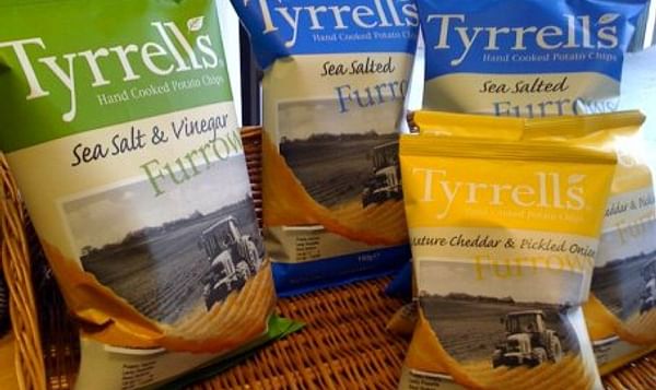  Tyrrell's potato chips (Furrows)