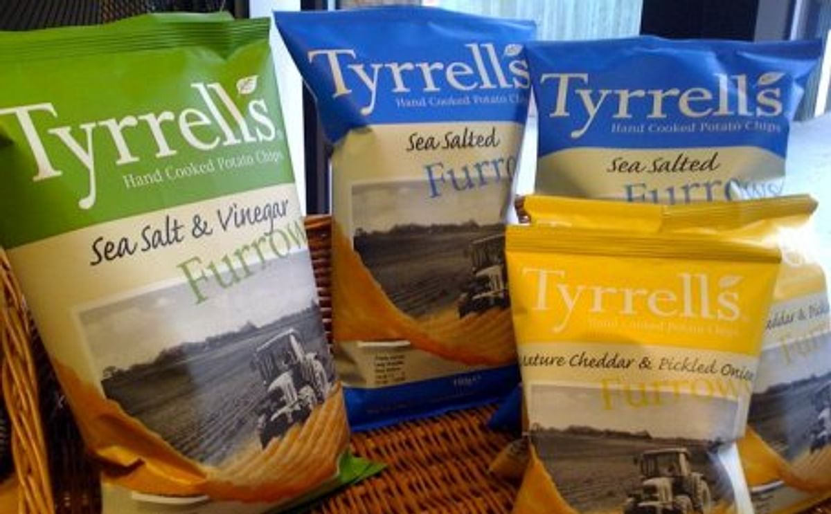 Tyrrell's potato chips (Furrows) Tyrrell's potato chips (Furrows)