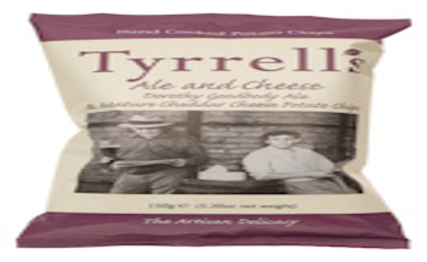 Tyrrells launches new ale and cheese crisps