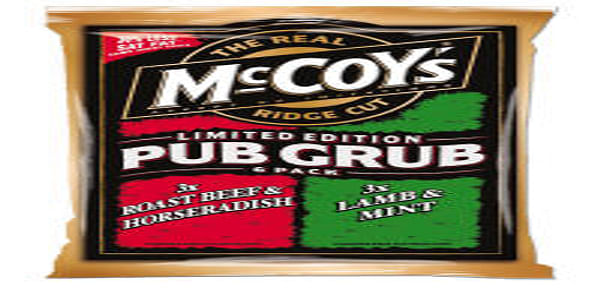  McCoy's new Pub Grub potato chips range