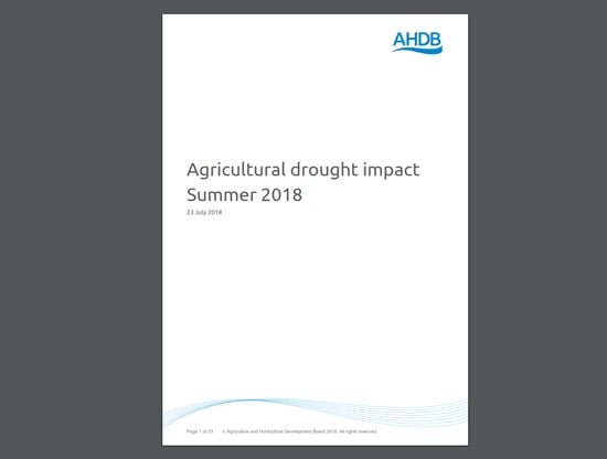 Click to access the report 'Agricultural Drought Impact Summer 2018' Click to access the report 'Agricultural Drought Impact Summer 2018'