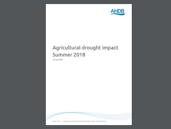 Click to access the report 'Agricultural Drought Impact Summer 2018'