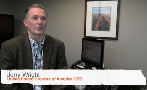 Jerry Wright, President/CEO of United Potato Growers of America (Courtesy: Spudman TV) Jerry Wright, President/CEO of United Potato Growers of America (Courtesy: Spudman TV)