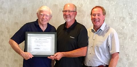 Ivan Noonan Receives Certificate of Appreciation from United Potato Growers Canada