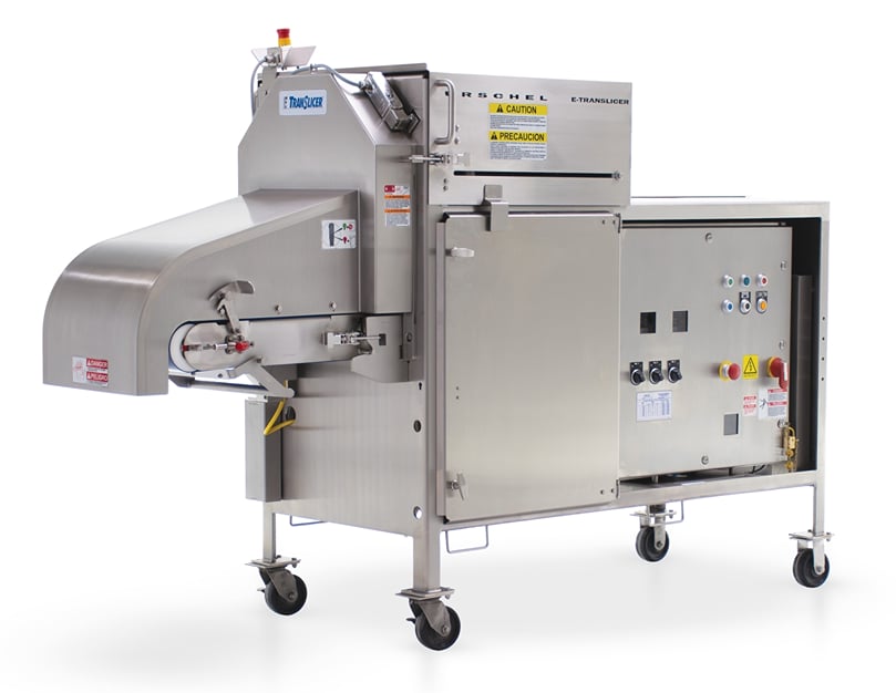 Urschel E TranSlicer Cutter with Built-In Discharge Conveyor Urschel E TranSlicer Cutter with Built-In Discharge Conveyor