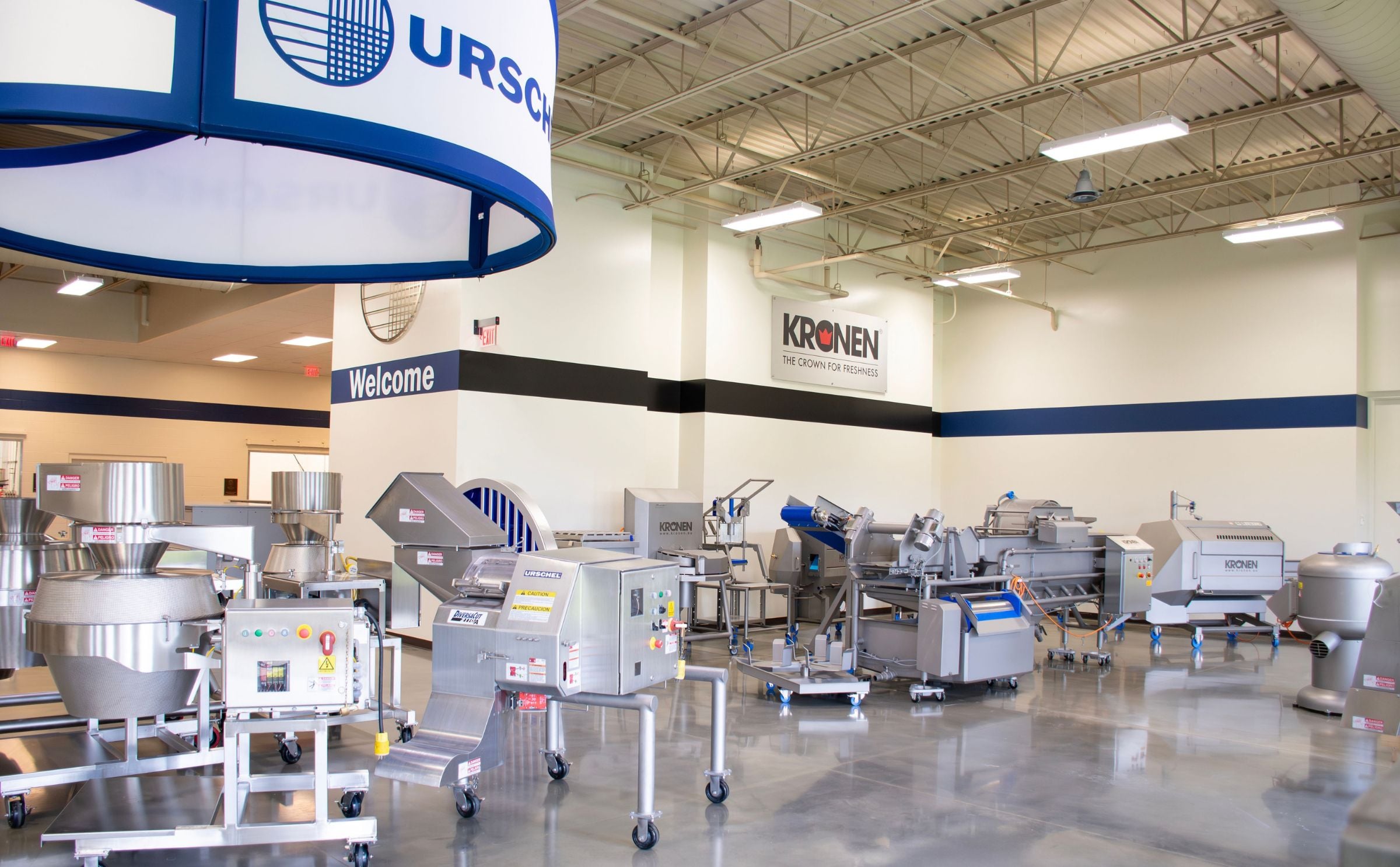 Urschel and KRONEN processing equipment, featuring solutions for cutting, washing and other produce processing operations to be showcased at Pack Expo International 2026 in Chicago, Illinois.