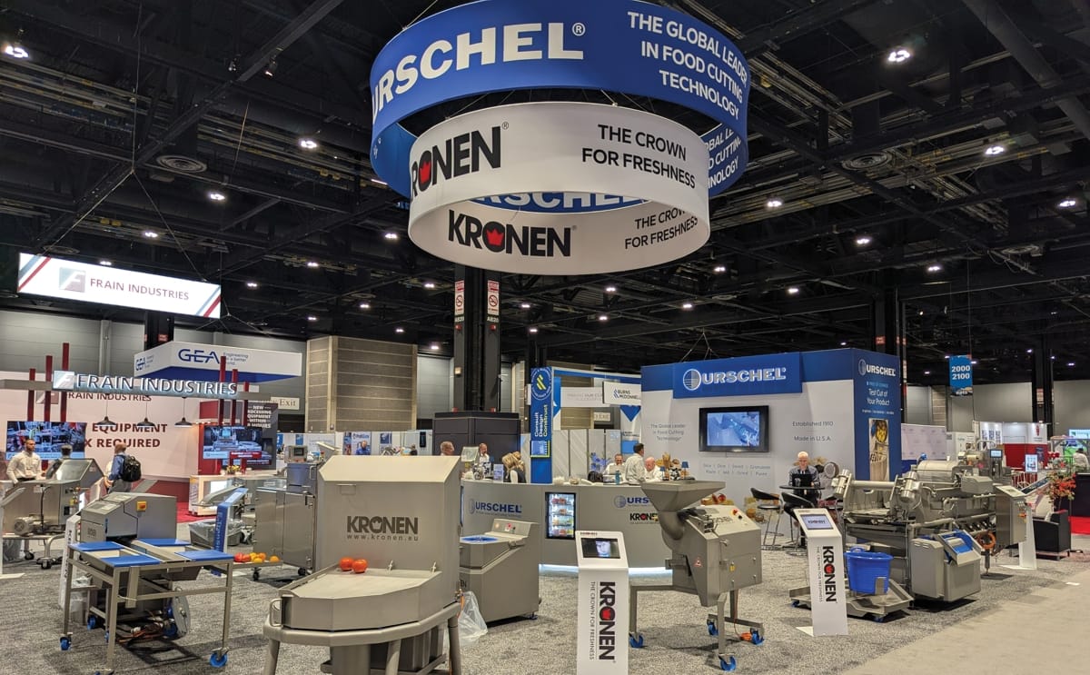 Urschel and KRONEN showcase integrated cutting and processing solutions, reflecting the expanded portfolio that will reach Italy and more Asian markets from January 2026.