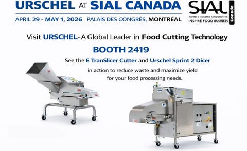 Urschel will exhibit at SIAL Canada 2026 in Montreal Urschel will exhibit at SIAL Canada 2026 in Montreal