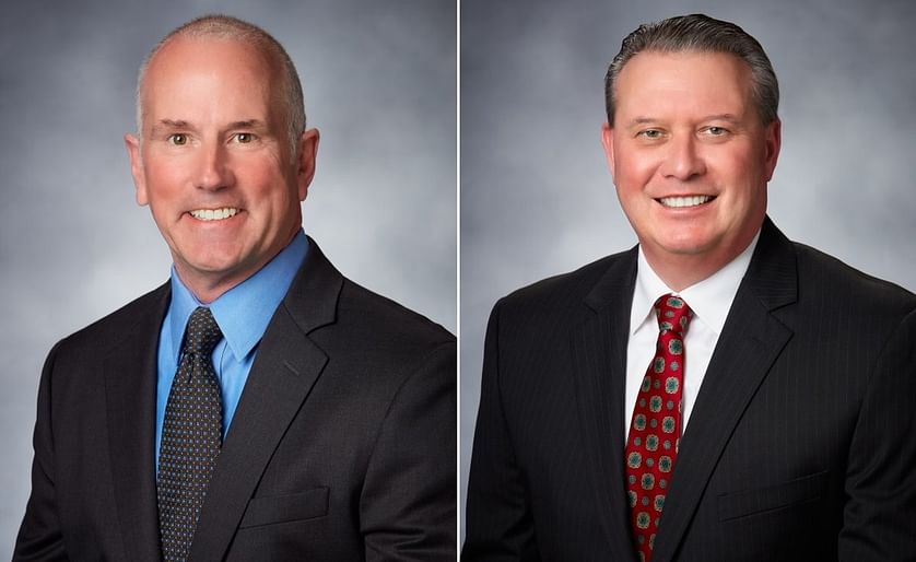 Tim O'Brien, the new North American sales director (left), and Alan Major, the new director at Urschel global operations in the role of chief sales officer (right).