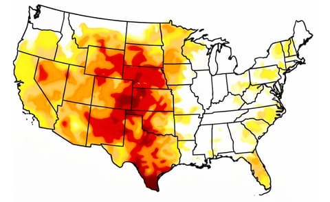 US area facing drought falls below 50 percent for first time in 10 months US area facing drought falls below 50 percent for first time in 10 months