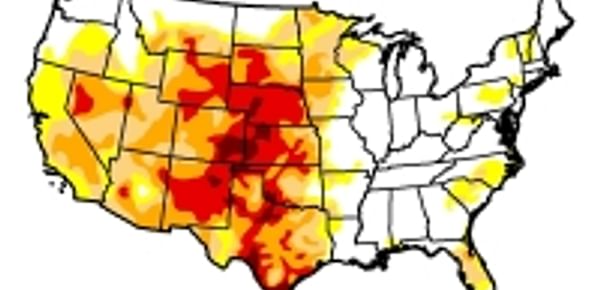  US drought map April 16 2013