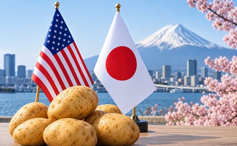 Japan advances quarantine consultations on fresh potato imports from the United States. (AI-generated image by PotatoPro) Japan advances quarantine consultations on fresh potato imports from the United States. (AI-generated image by PotatoPro)