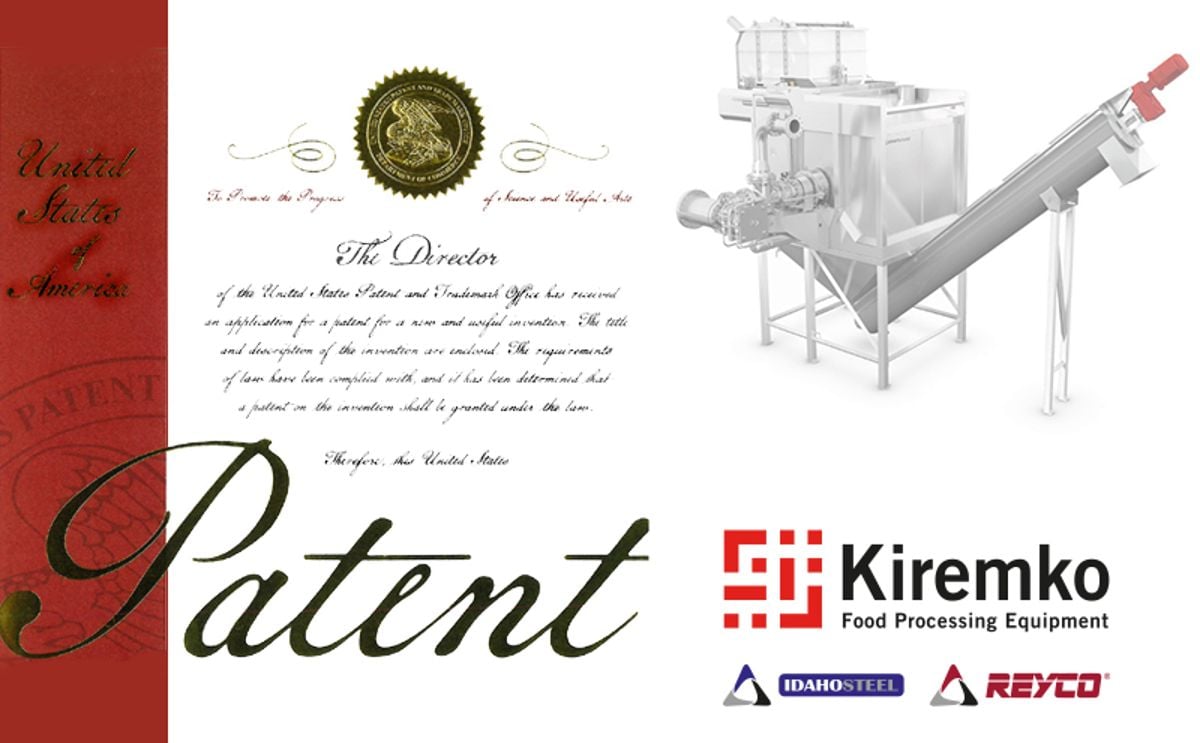 USPTO grants a steam peeling patent to Kiremko BV USPTO grants a steam peeling patent to Kiremko BV