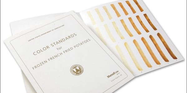 USDA French Fry Color Card