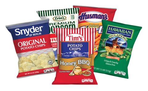 Chips and Snack brands in the sale to Utz Quality Foods include Tim's® Cascade Snacks, Hawaiian® Snacks, Erin's®, El Restaurante®, Snyder® of Berlin, Pop-N-Thin® and Husman's®. Chips and Snack brands in the sale to Utz Quality Foods include Tim's® Cascade Snacks, Hawaiian® Snacks, Erin's®, El Restaurante®, Snyder® of Berlin, Pop-N-Thin® and Husman's®.