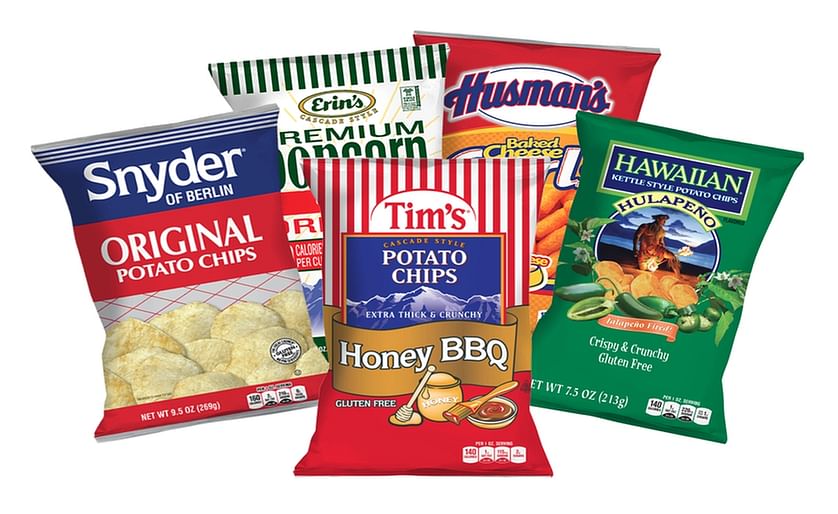 Chips and Snack brands in the sale to Utz Quality Foods include Tim's® Cascade Snacks, Hawaiian® Snacks, Erin's®, El Restaurante®, Snyder® of Berlin, Pop-N-Thin® and Husman's®.