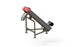 Vanmark waste separating auger significantly reduce peeler waste in your drain system