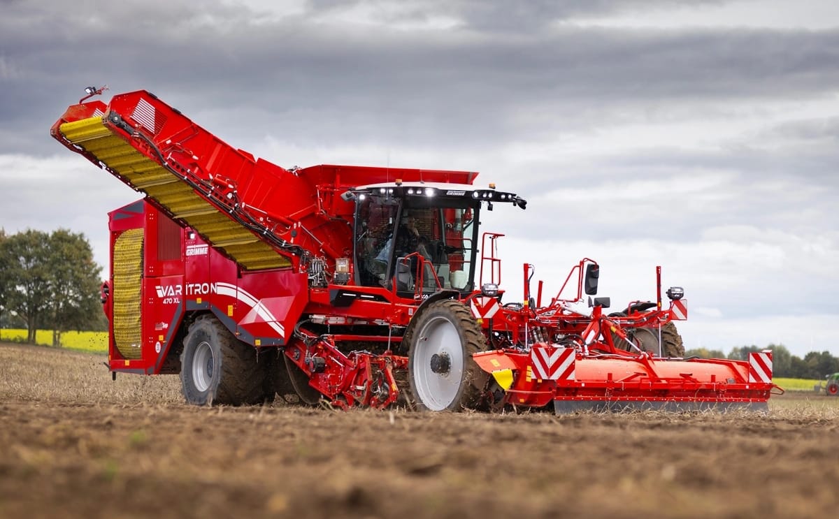 GRIMME’s new-generation VARITRON 470 XL four-row self-propelled harvester showcased ahead of AGRITECHNICA 2025.
