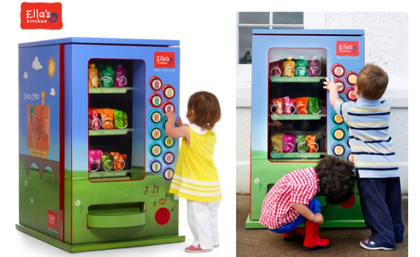 La primer máquina auto expendedora para niños que ofrece exclusivamente snacks saludables