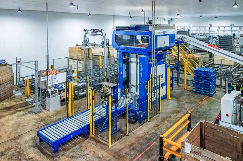 Verbruggen VPM-10 Combi | Automatic Palletizing of Potatoes | Bags, Boxes, Cartons & RPC's Verbruggen VPM-10 Combi | Automatic Palletizing of Potatoes | Bags, Boxes, Cartons & RPC's
