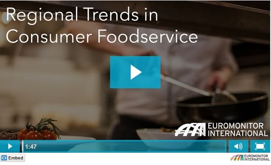 Regional Trends in Consumer Foodservice around the world
