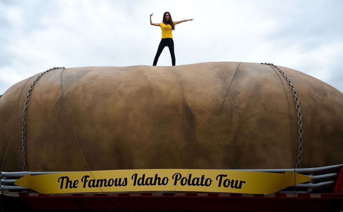 Great Big Idaho Potato Truck nominates Florida Dept. Of Citrus, Washington Apples and Gerorgia Peaches to accept ALS Ice Bucket Challenge Great Big Idaho Potato Truck nominates Florida Dept. Of Citrus, Washington Apples and Gerorgia Peaches to accept ALS Ice Bucket Challenge