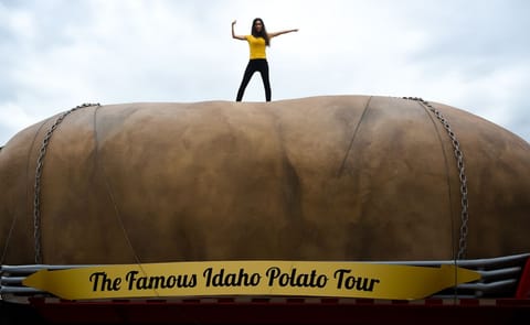 Great Big Idaho Potato Truck takes ALS Ice Bucket Challenge Great Big Idaho Potato Truck takes ALS Ice Bucket Challenge