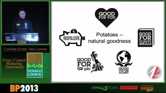 One Voice Potato Council introduced by Caroline Evans at BP2013