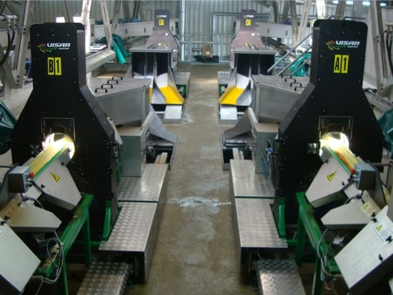 Visar's Sortop Carrots system in production Visar's Sortop Carrots system in production