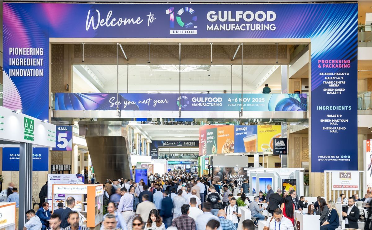 Visitors crowd the halls of Dubai World Trade Centre as Gulfood Manufacturing 2025 marks its largest and most diverse edition, driving AI-powered growth across global food manufacturing. Visitors crowd the halls of Dubai World Trade Centre as Gulfood Manufacturing 2025 marks its largest and most diverse edition, driving AI-powered growth across global food manufacturing.
