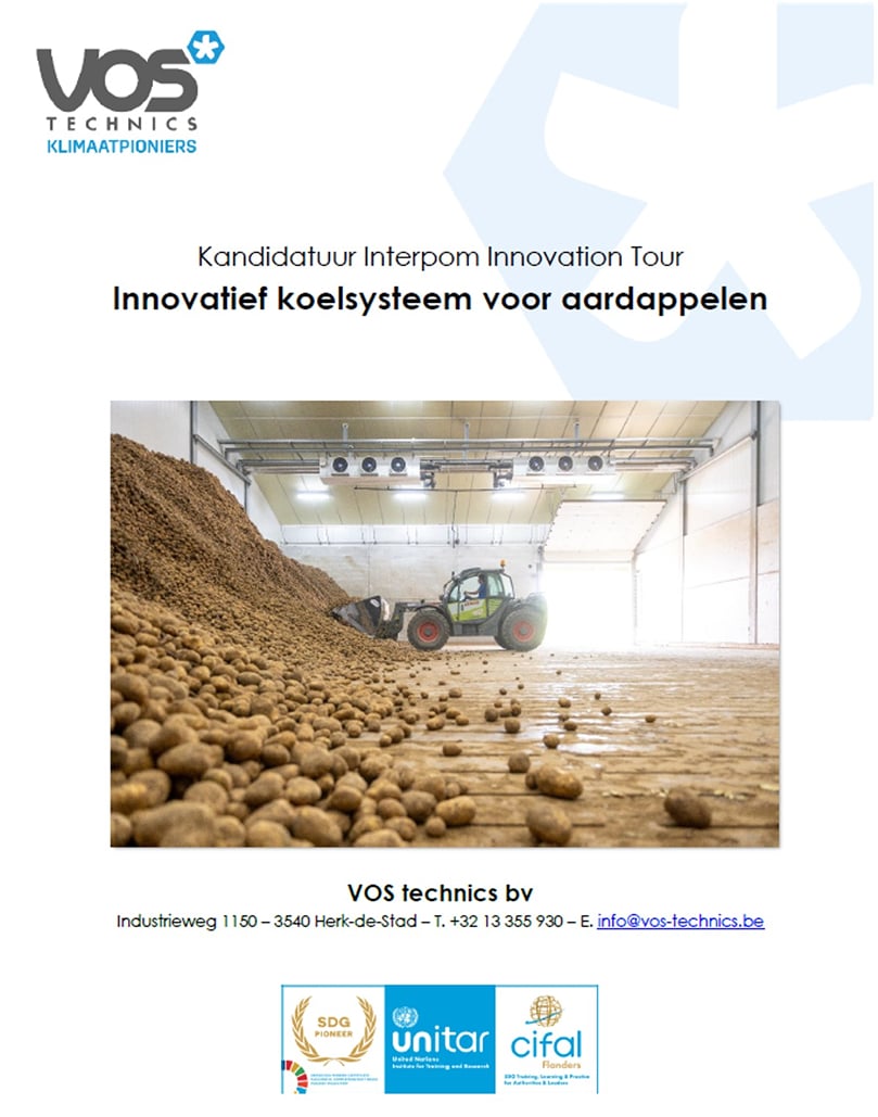 VOS Technics - Refrigeration system for potato storage with cold buffer brochure