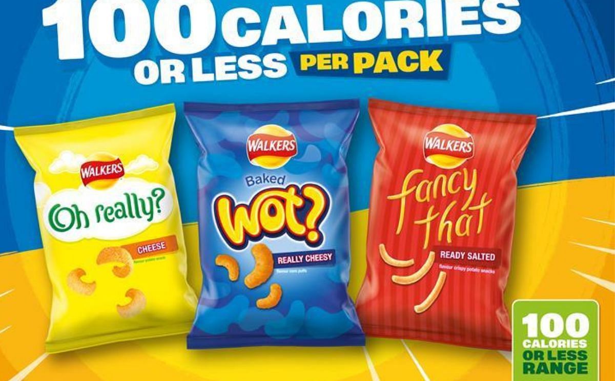 Walkers 99 calories or less range Walkers 99 calories or less range