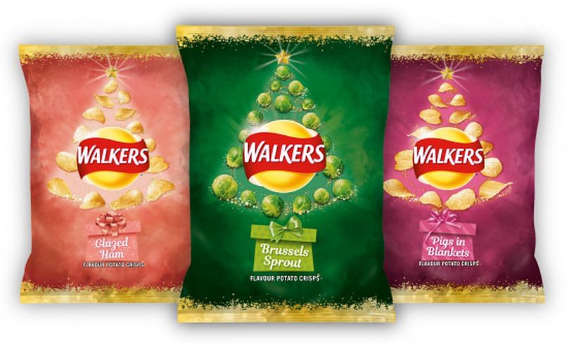 Single pack flavours include Turkey & Stuffing, Pigs in Blankets, and Brussels Sprouts