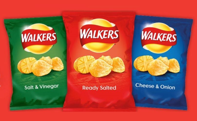Some of Walkers current potato chips Some of Walkers current potato chips